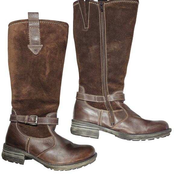 Josef Seibel Sandra 06 Brown Leather Winter Boots Size EU 36 / US 5-5.5 - Picture 1 of 12